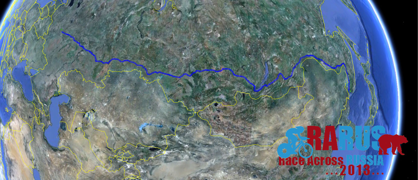 race across russia 2013 - new world record!!! moskau - wladiwostok, 13d, 2h, 59´, 9208km, ...